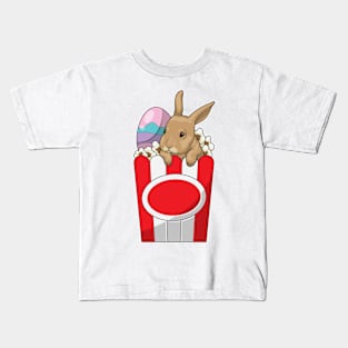 Bunny Easter Easter egg Popcorn Kids T-Shirt